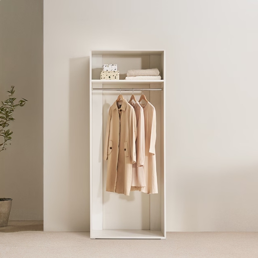 장인가구 올리세 E0 긴옷 행거형 드레스룸 시스템 옷장 800_이미지