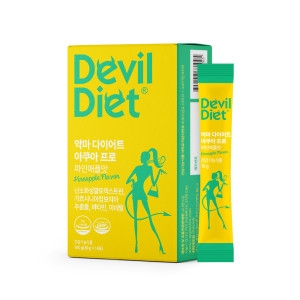 팜스빌 애플트리김약사네 악마다이어트 아쿠아 프로 파인애플맛 14포 (1개)