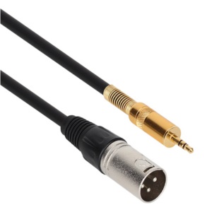 �������� NETmate XLR ĳ��(M) to 3.5mm ���׷��� AUX ���̺�