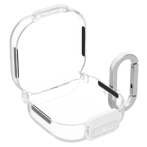 엑스플러스 갤럭시 버즈4 시리즈 GP-FPR640 클립 클리어 케이스 위드 카라비너 (정품)_이미지