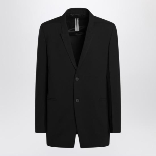 릭오웬스 코트 RU01F2721ZL Black