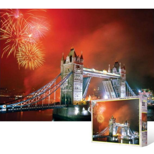 500피스 직소퍼즐 런던 타워 브릿지의 불꽃축제 2