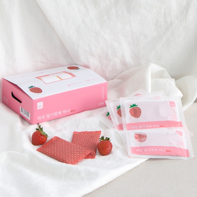 다봉산업 하루 딸기핫팩 하나 25g (20개)_이미지