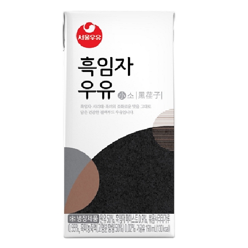 서울우유 흑임자우유 190ml이미지입니다. 누르면 해당 게시물로 새창이동합니다.