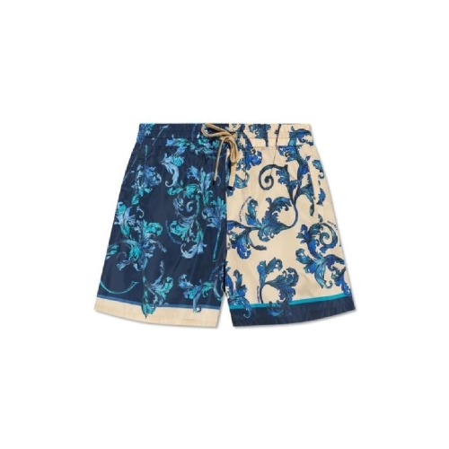 베르사체 진 쿠튀르 바로코 프린트 드로스트링 반바지 78GADD16CQD96 V15 T_이미지