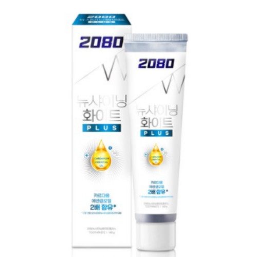 2080 덴탈클리닉 뉴 샤이닝 화이트 플러스 치약 140g