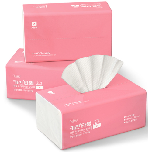 엔제이 뽑아쓰는 키친타월 100매