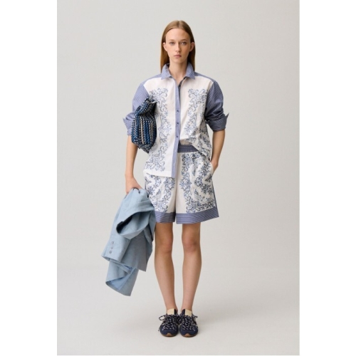 ���ε��ǿ��� Chemise coton rayee CFPCM00583_K007 BICOLORE