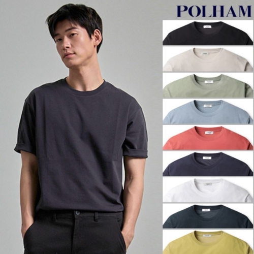 폴햄 남성 쿨 더블니트 반팔 티셔츠 PHG2TS1090