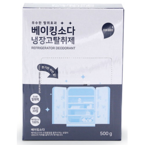 [불명] 퍼굿 베이킹소다 냉장고 탈취제 500g (1개)