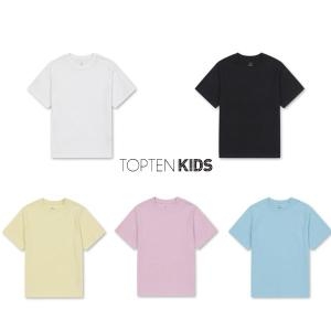 탑텐키즈 에센셜 USA 코튼 반팔 티셔츠 (MKE5TS3902)_이미지