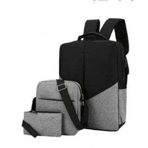 라일리 Rly USB 백팩 크로스 파우치 세트 선물 노트북 가방 36179205_이미지