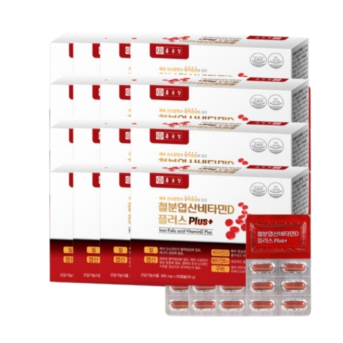 종근당건강 철분 엽산 비타민D 플러스 60캡슐 (16개)_이미지