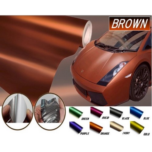 카메이크업 랩핑필름 무광 브라운 30x20cm