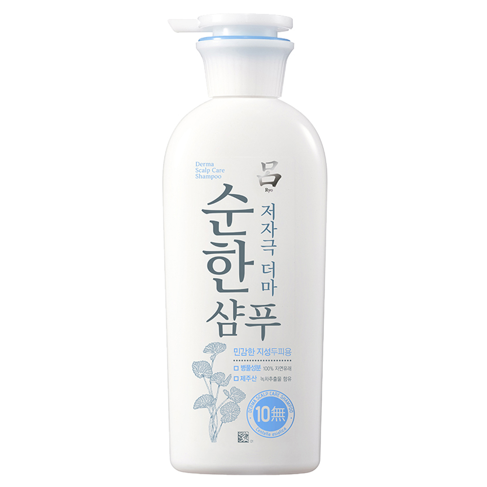  려 순한 저자극 더마 샴푸 지성용 400ml [1개] 상품이미지