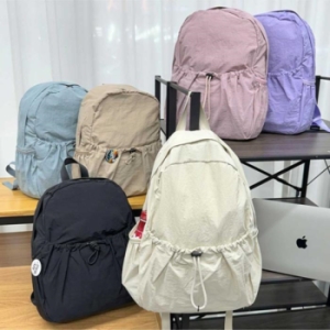 라일리 Rly 나일론 바스락 백팩 조임끈포켓 학생가방 여행가방 18019908