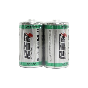 쎈도리 망간 건전지 D형 2개입 R20 1.5V 가스레인지_이미지