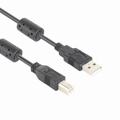 강원전자 NETmate USB 2.0 A-B 케이블 (블랙/노이즈필터) (1.8m)
