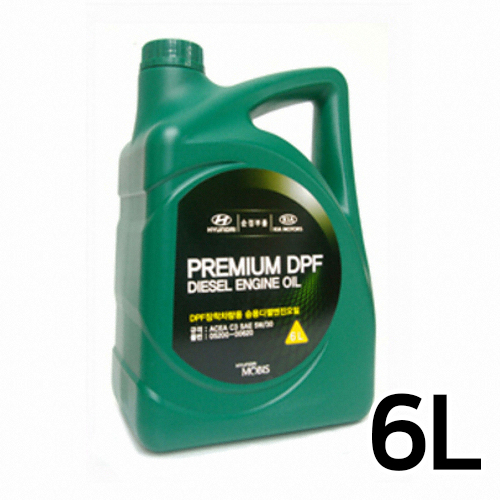현대모비스 프리미엄 DPF 디젤 5W30 6L_이미지