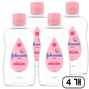 존슨앤존슨 존슨즈베이비 오일 125ml (4개)