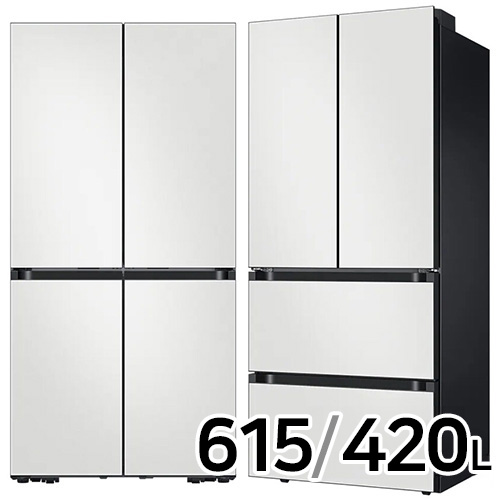 삼성전자 비스포크 키친핏 코타 RF60DB9KF1AP + RQ42C94R2AP (화이트)_이미지