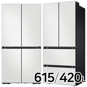 삼성전자 비스포크 키친핏 코타 RF60DB9KF1AP + RQ42C94R2AP (화이트)