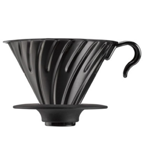 하리오 V60 메탈 드립퍼 (4인용) (매트블랙)_이미지