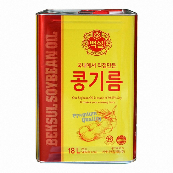백설 콩기름 18L이미지입니다. 누르면 해당 게시물로 새창이동합니다.