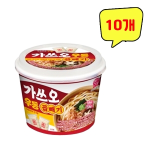 한일식품 본고장 가쓰오우동 곱빼기 329.6g (10개)_이미지