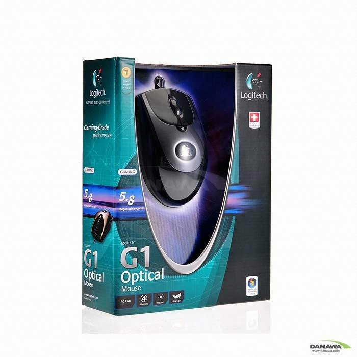 로지텍 G1 Gray Optical Mouse (정품)_이미지