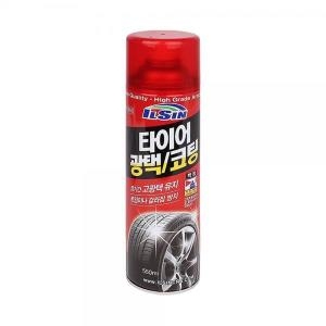 일신 타이어 광택 코팅 550ml 보호제 스프레이 드레싱 왁스 세차 관리 자동차 바퀴
