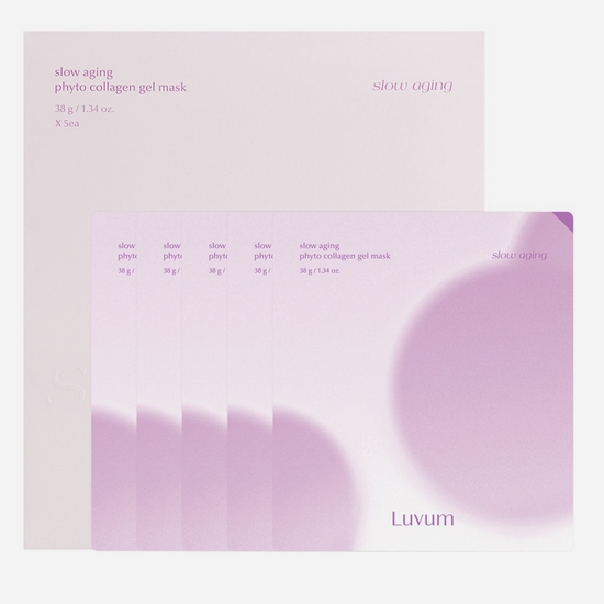 러븀 슬로우 에이징 피토 콜라겐 겔 마스크 (5매)