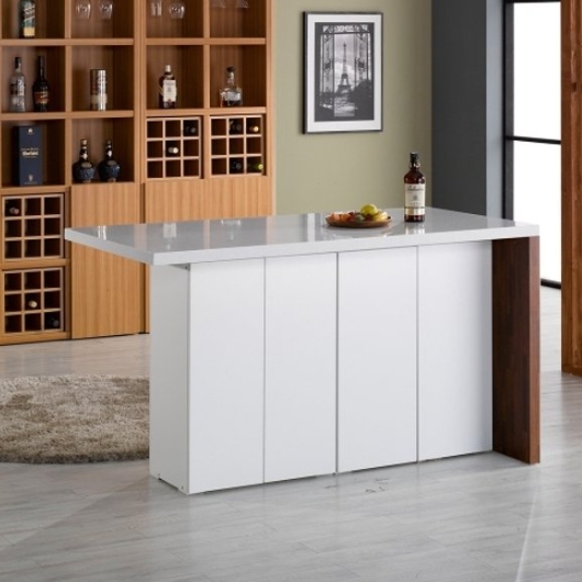 아이앤 로리스 ㄱ형 인조대리석 홈바 식탁 1600 (의자별도)_이미지