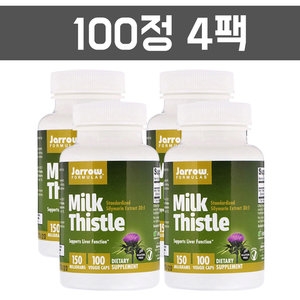 자로우포뮬러스 밀크시슬 150mg 100캡슐 (4개)_이미지