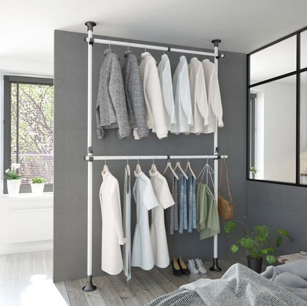 리우리빙 두배커진 2단 행거 38mm_이미지