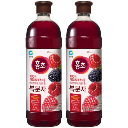 청정원 홍초 복분자 1.5L이미지입니다. 누르면 해당 게시물로 새창이동합니다.
