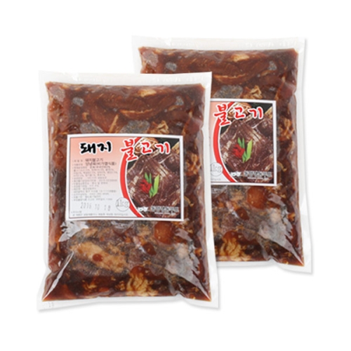 벅스웨이 한돈 돼지불고기 1kg (2개)_이미지