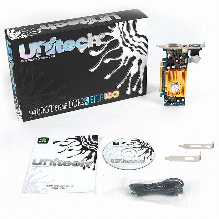 유니텍전자 지포스 9400GT 델타 DDR2 512MB LP_이미지