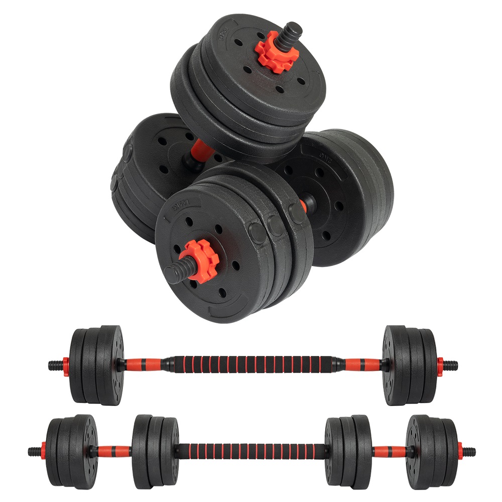 쿠팡 코멧 프리미엄 무게조절 덤벨 바벨 세트 (20kg)_이미지