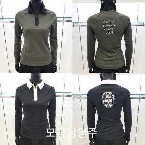 파사디골프 에리배색 긴팔 티셔츠 P24FTY131X_이미지