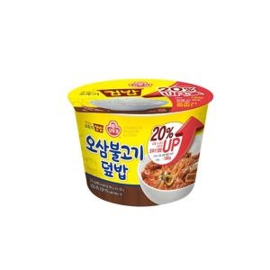 오뚜기 맛있는 오뚜기 컵밥 오삼불고기덮밥 280g (4개)