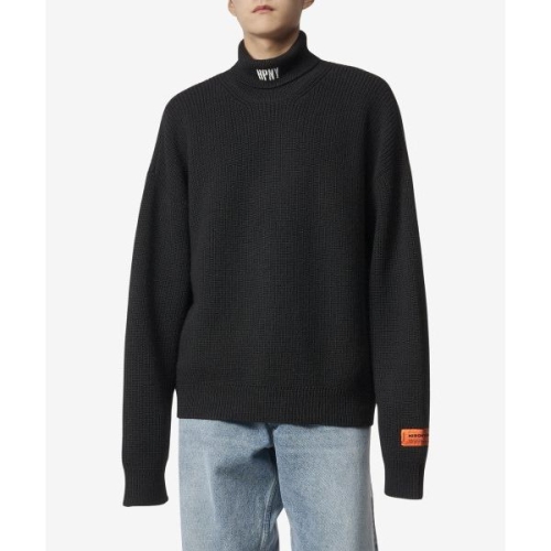 에스티오 HERON PRE N HPNY 롤넥 스웨터 블랙 / HMHA006F23KNI0011001 HMHA006F23KNI00110.._이미지