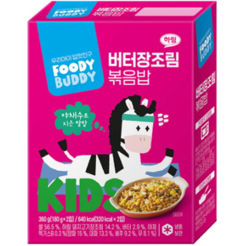 하림 푸디버디 버터 장조림 볶음밥 360g (2개)_이미지