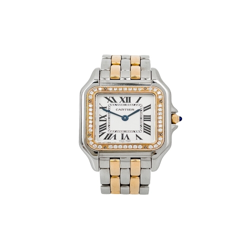 엘러브 팬더 드 워치 미듐 핑크골드콤비 다이아몬드베젤 6ET0307