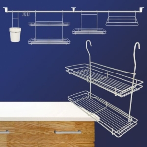 걸이형 싱크대 2단선반 / 싱크대 액세서리 선반 단품 주방 씽크대 건조대 걸이