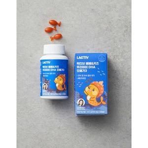 락티브 베베 앤 키즈 우리아이 DHA 오메가3 900mg 45캡슐 (1개)
