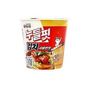 농심 누들핏 김치 사발면맛 37.5g (24개)