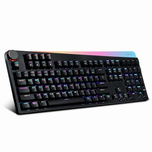 마이크로닉스 MANIC X70 RGB 엣지디자인 마닉축 기계식 키보드 (갈축)_이미지