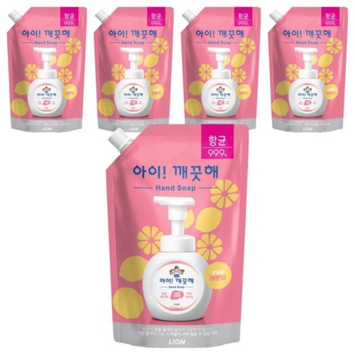 아이깨끗해 항균 폼 핸드솝 레몬향 리필 600ml이미지입니다. 누르면 해당 게시물로 새창이동합니다.