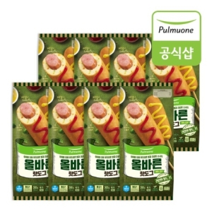 4첨가소시지와 야채빵 올바른핫도그 32개 4개입x8봉